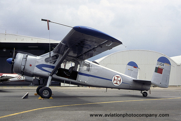 Portuguese Air Force MH.1521M Broussard 3304 displayed at Sintra (2004)