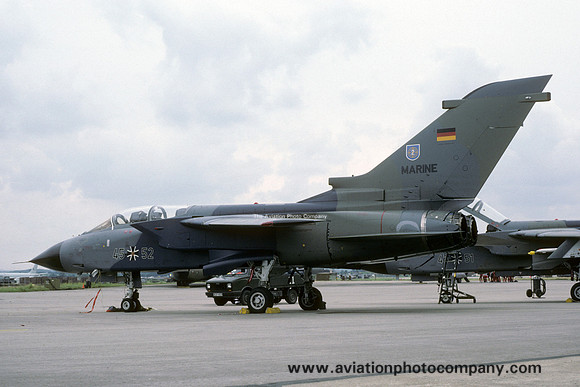 German Navy MFG2 Panavia Tornado IDS 45+52 at IAT Fairford (1987)