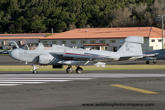 US Marines VMAQ-4 Grumman EA-6B Prowler 163888/RM-10 at Lajes (2011)