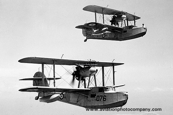 RAAF Supermarine Walrus A2-2 and A2-12