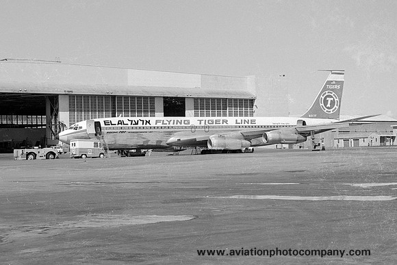 El Al/Flying Tiger Line Boeing 707-358B N317F (1966)