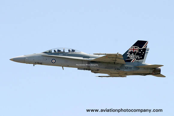 RAAF McDonnell Douglas F/A-18B Hornet A21-110 (2009)