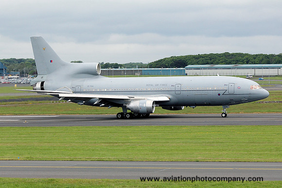 RAF 216 Squadron Lockheed Tristar C.2 ZE704 at Prestwick (2012)