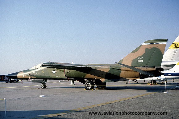 USAF AFFTC General Dynamics F-111D 68-0087 at Edwards AFB (1980)