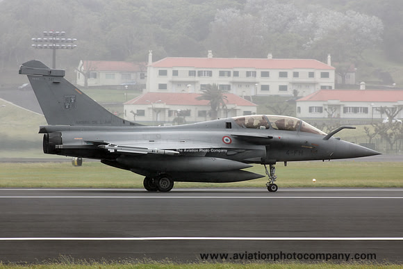 French Air Force 4 EC Dassault Rafale B 341/4-FH at Lajes (2016)
