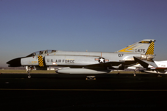 USAF Michigan ANG 171 FIS McDonnell F-4C Phantom 63-7475 (1981)