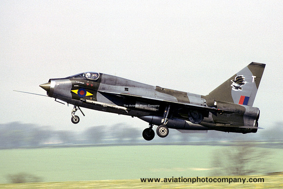 RAF 11 Squadron English Electric Lightning T.5 XS417/T (1980)