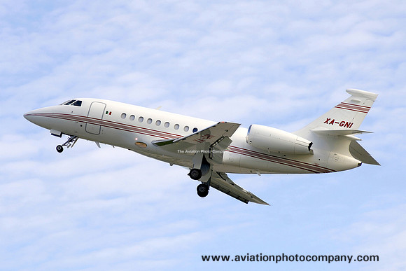 TAM Transportes Aereos Mexiquenses Dassault Falcon 2000LX XA-GNI (2008)
