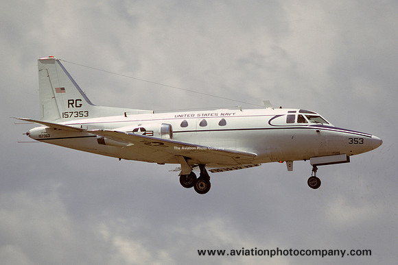 US Navy VRC-50 North American T-39E Sabreliner 157353/RG (1978)