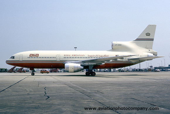 Alia Royal Jordanian Lockheed L-1011 Tristar 500 JY-AGC