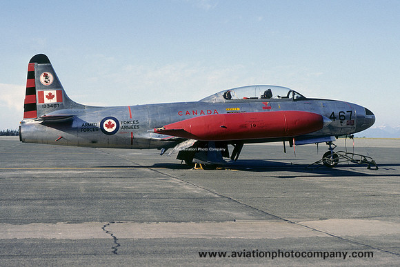 Canadian Armed Forces 414 Squadron Canadair CL-30 (CT-133 Silver Star) 133467 (1987)