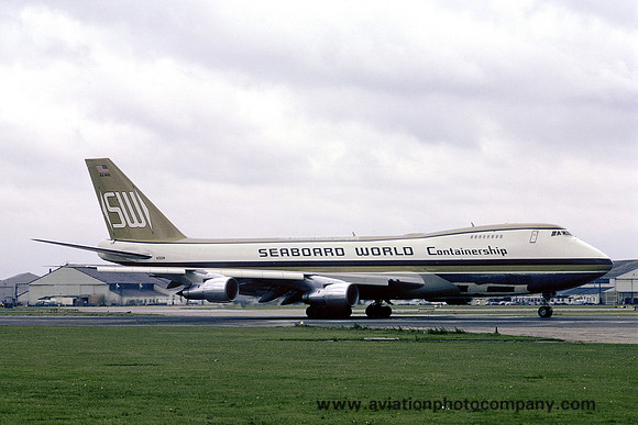 Seaboard World Airlines Boeing 747-245F(SCD) N701SW (1974)