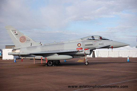 Qatari Air Force BAE Typhoon FGR QA420/ZR521 at RIAT Fairford (2024)