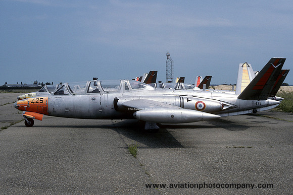 French Air Force Fouga CM.170 Magister 425 stored at Chateaudun (1994)