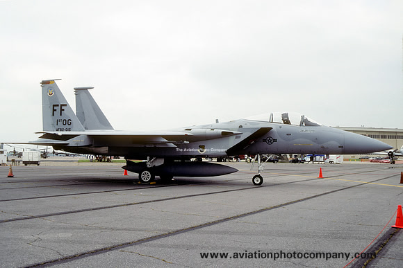 USAF 1 FW McDonnell Douglas F-15C Eagle 82-0015/FF (1992)