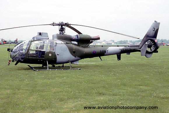 AAC 4 Regiment Westland Gazelle AH.1 XX453 at Middle Wallop (1994)