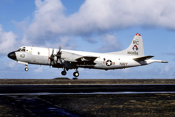 US Navy VP-46 Lockheed P-3C Orion 160288/RC10 at Keflavik (1980)