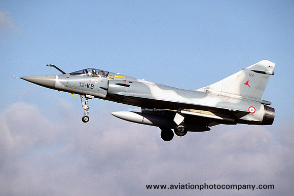 French Air Force EC2/12 Dassault Mirage 2000C 124/12-KB at RAF Waddington (2004)