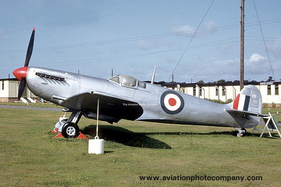 RAF Supermarine Spitfire displayed at RAF Northolt (1962)