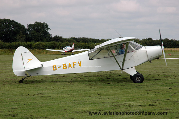 Piper L18C Cub G-BAFV at Fenland (2021)