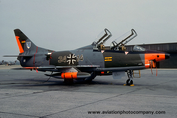 West German AF LEKG43 FIAT G-91T 34+14 (1980)