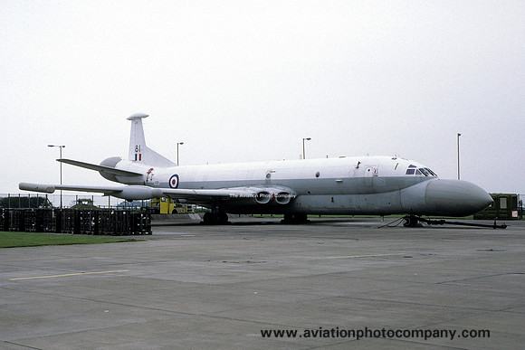 RAF Hawker Siddeley Nimrod AEW.3 XZ281 stored at RAF Waddington (1988)