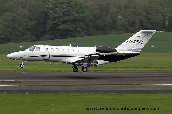 Cessna 525B CitationJet CJ3+ M-SKYS at Prestwick (20230