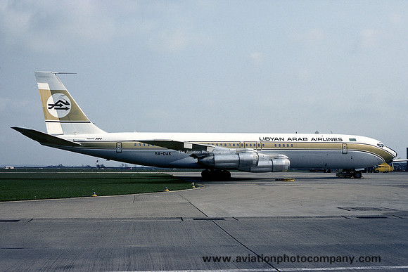 Libyan Arab Airlines Boeing 707-3L5C 5A-DAK (1978)