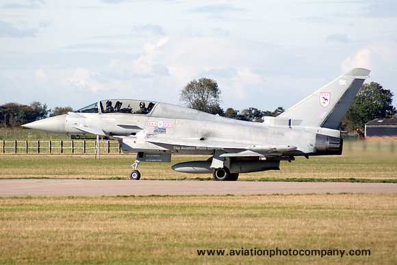 RAF 29 Squadron BAE Typhoon T.3 ZJ812/BK at RAF Coningsby (2011)