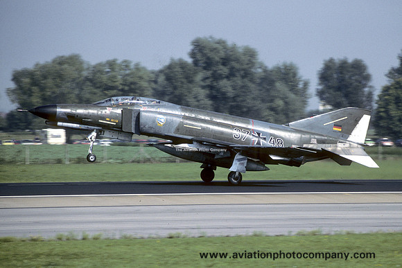 German Air Force JG74 McDonnell F-4F Phantom 37+48 (1986)