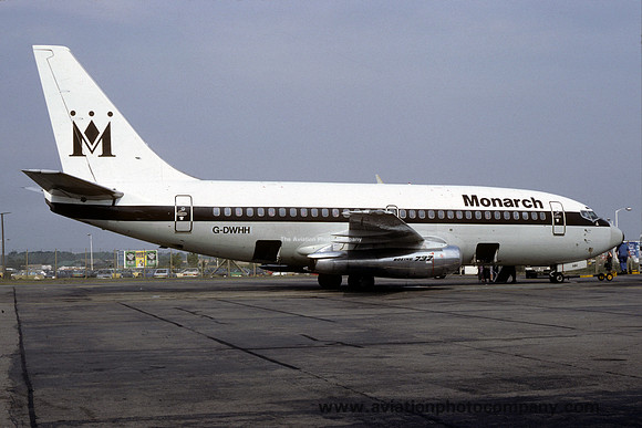 Monarch Airlines Boeing 737-200 G-DWHH (1984)