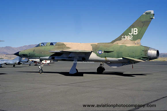 Ex USAF Republic F-105G Thunderchief 63-8332/JB at Reno (2000)