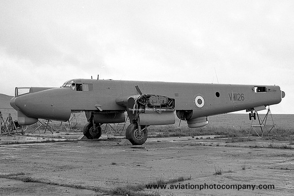 RAF Avro Shackleton MR.2 VW126 at Cherhill (1965)