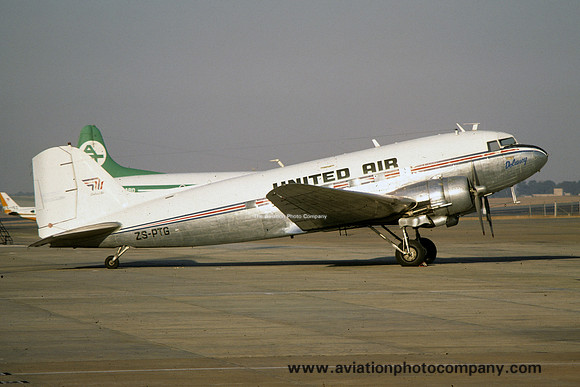 United Air Services Douglas C-47A-25-DK ZS-PTG