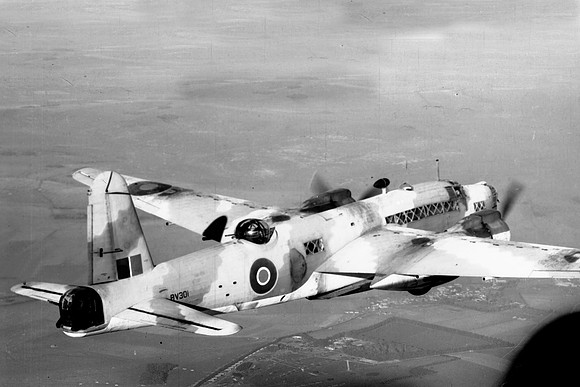 RAF Vickers Warwick ASR.1 BV301 Air to Air