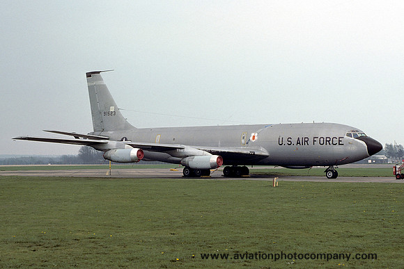 USAF 456th Bomb Wing Boeing KC-135A 59-1523 (1976)