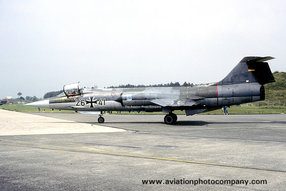 German Air Force JBG34 Lockheed F-104G Starfighter 26+41 (1987)