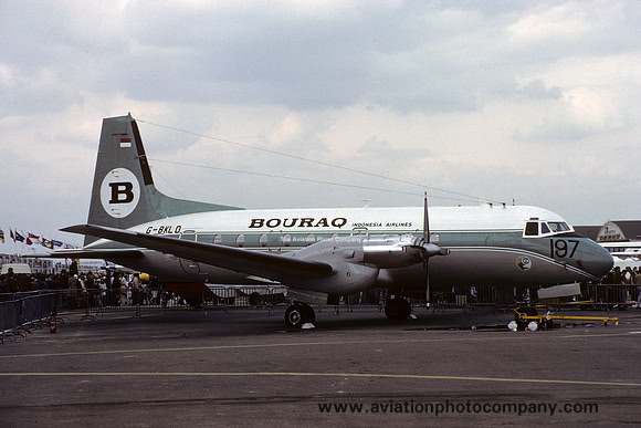 Bouraq Hawker Siddeley HS748 G-BKLD (1983)