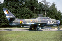 Belgian Air Force Republic F-84F FU-66 displayed at Kleine Brogel (2005)