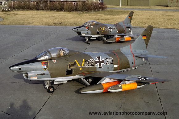West German AF LEKG41 Fiat G-91R 32+20 (1982)
