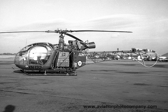 Army Air Corps 6 Flight Sud Alouette II XN132 (1970)