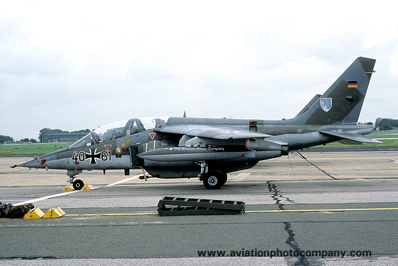 German Air Force JBG43 Dassault/Dornier Alpha Jet 40+61 (1986)