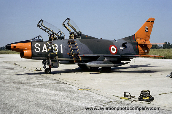 Italian Air Force SVBIA FIAT G-91R MM6431/SA-81 (1982)