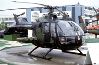 German Army Bolkow Bo105P 88+11 at the Paris Air Show (1987)