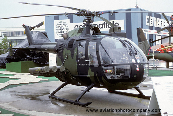 German Army Bolkow Bo105P 88+11 at the Paris Air Show (1987)