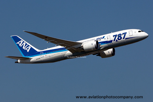 ANA Boeing 787-8 JA823A at Frankfurt (2014)