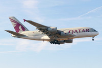 Qatar Airways Airbus A380-861 A7-APH at London Heathrow (2022)