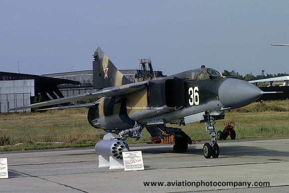 Soviet Air Force Mikoyan MiG-27 Flogger 36 white