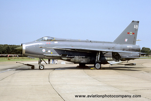 RAF 5 Squadron English Electric Lightning F.6 XR773/AB (1986)