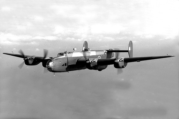 RAF Handley Page Halifax II JP121 Air to Air